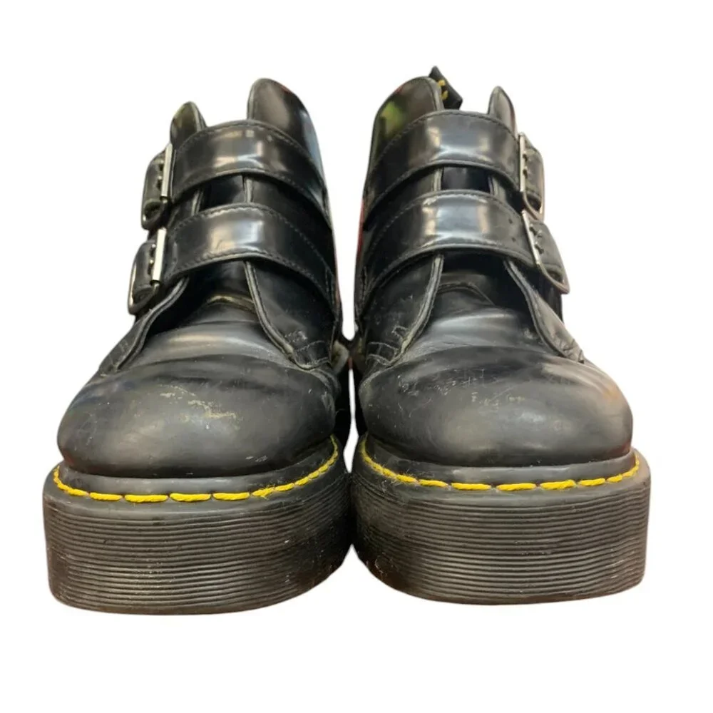 Dr. Martens Black Devon‎ Platform Boots SZ 9 US L